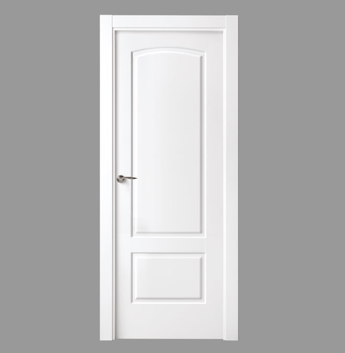 Puertas lacadas de color blanco