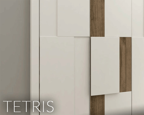 Armario puertas plegables Modelo Tetris